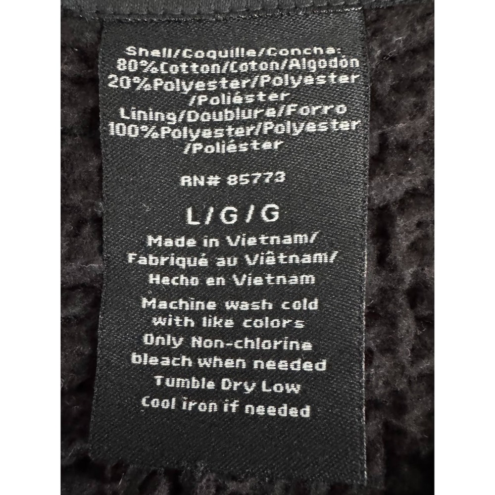 O'Neill Men's Sherpa Lined Hooded Jacket Large Charcoal Utility Skate Full Zip - Picture 8 of 8